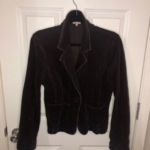 Brown corduroy blazer